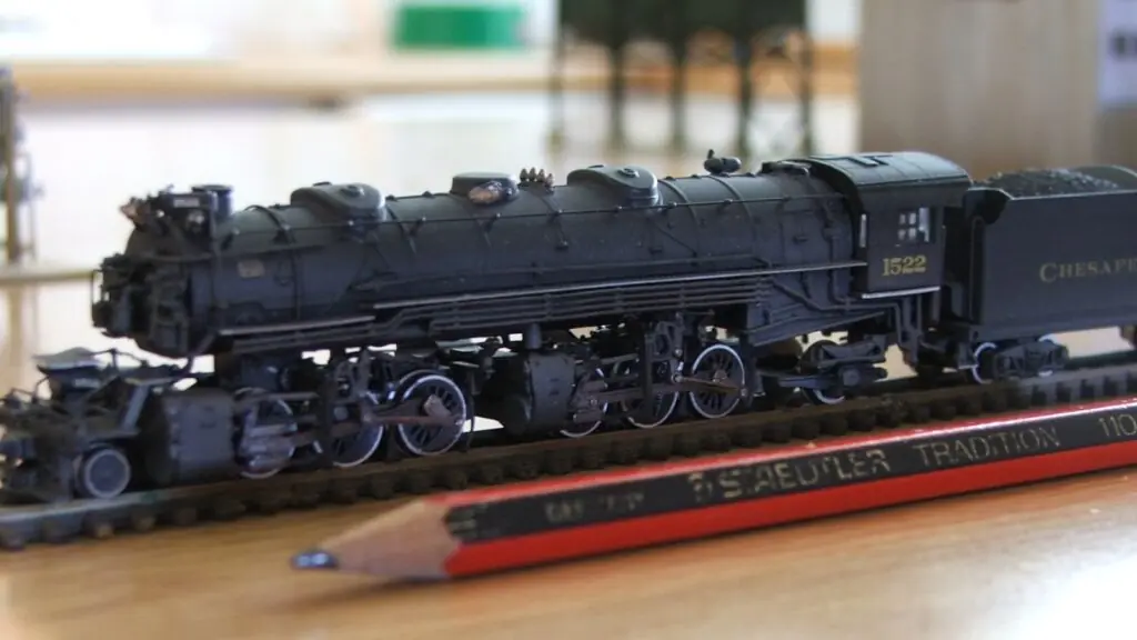 n scale compared to pencil