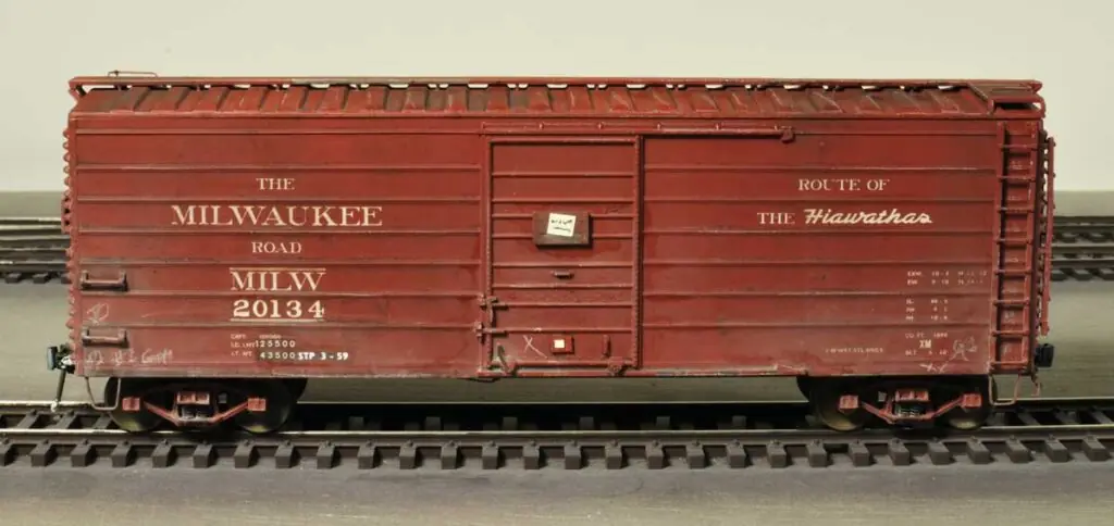 weathered rolling stock