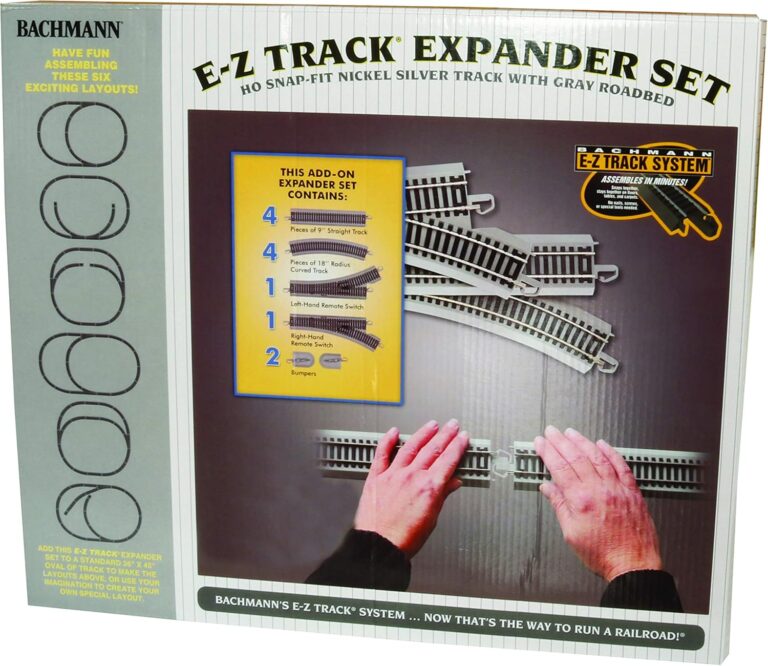 Bachmann Trains SnapFit EZ TRACK LAYOUT EXPANDER SET NICKEL SILVER