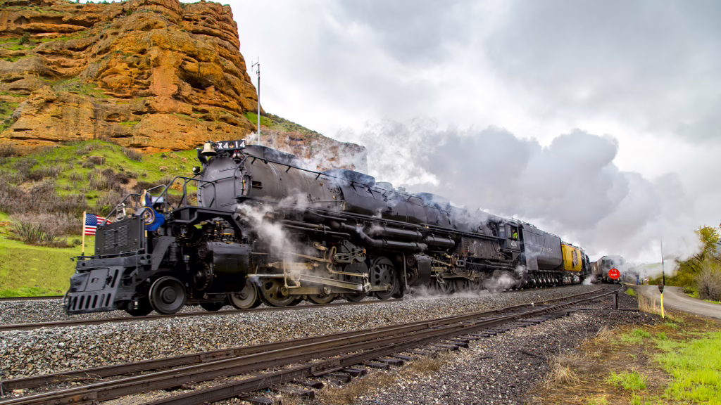 union pacfic echo utah big boy locomotive