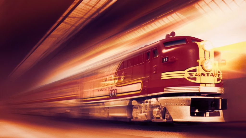 lionel o scale santa fe locomotive