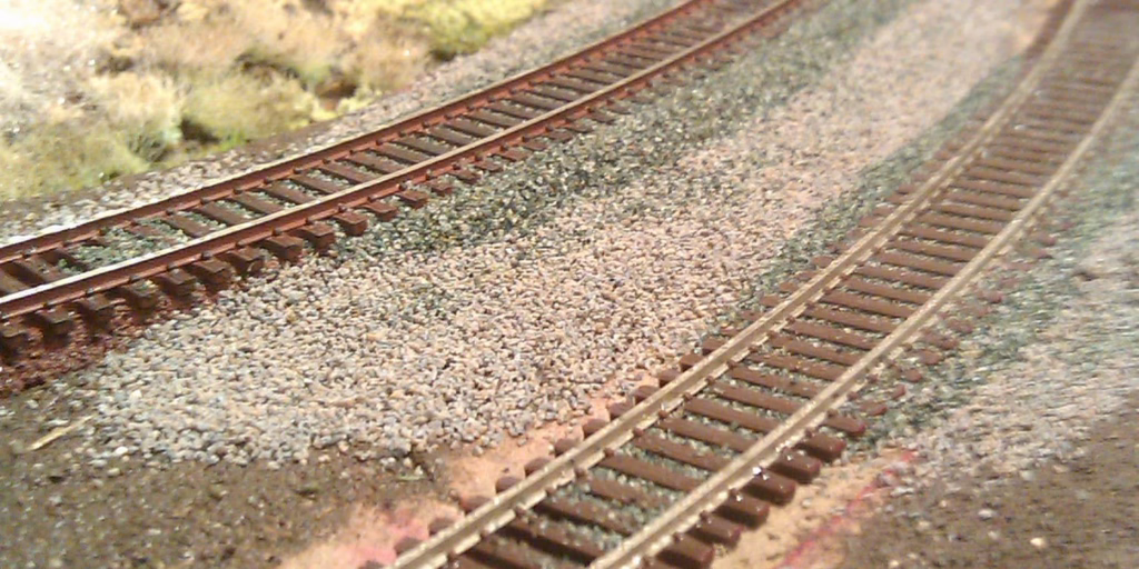 track on model railroad layout